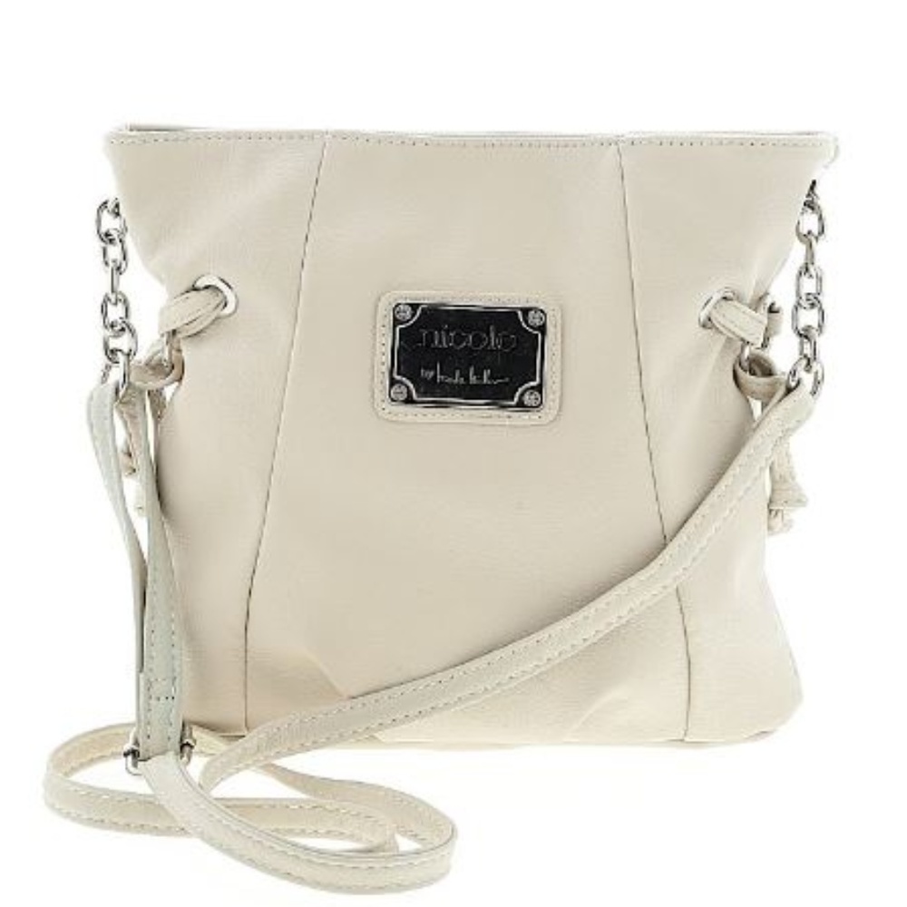 NICHOLE MILLER CROSSBODY BAG - NWOT - C:BONE